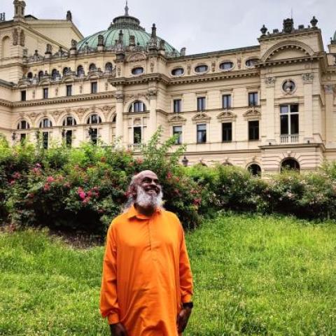 Swami Maheshvaranand in Krakow