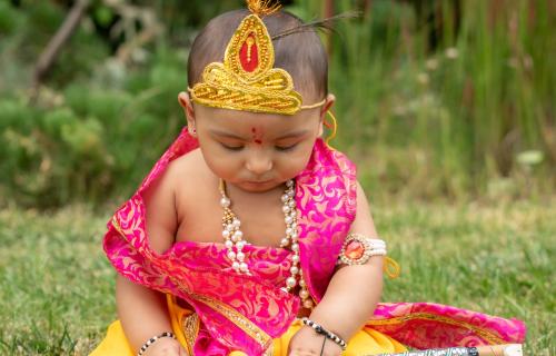 Krishna & Radha Costume Parade