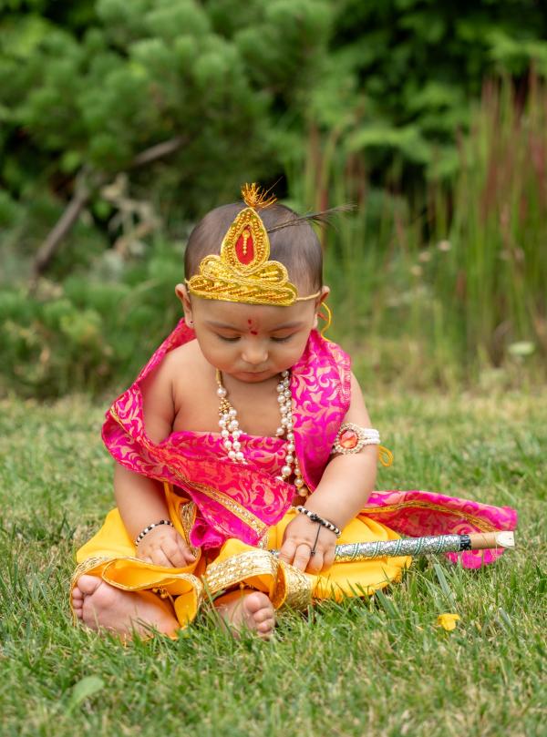 Krishna & Radha Costume Parade