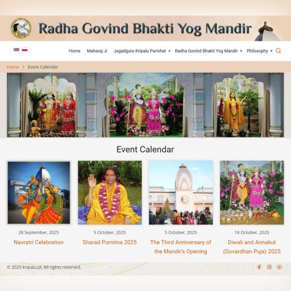 Event calendar
