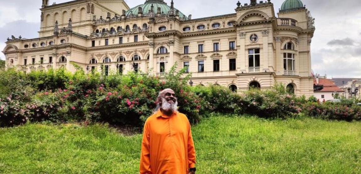 Swami Maheshvaranand in Krakow